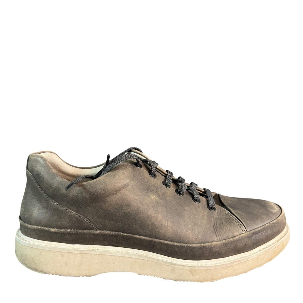 Samuel Hubbard Hubbard Free Grey Leather Vibram Sole Oxford Sneakers Mens 10